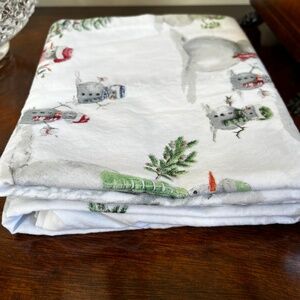 Pottery Barn Christmas Snowmen Pillowcases